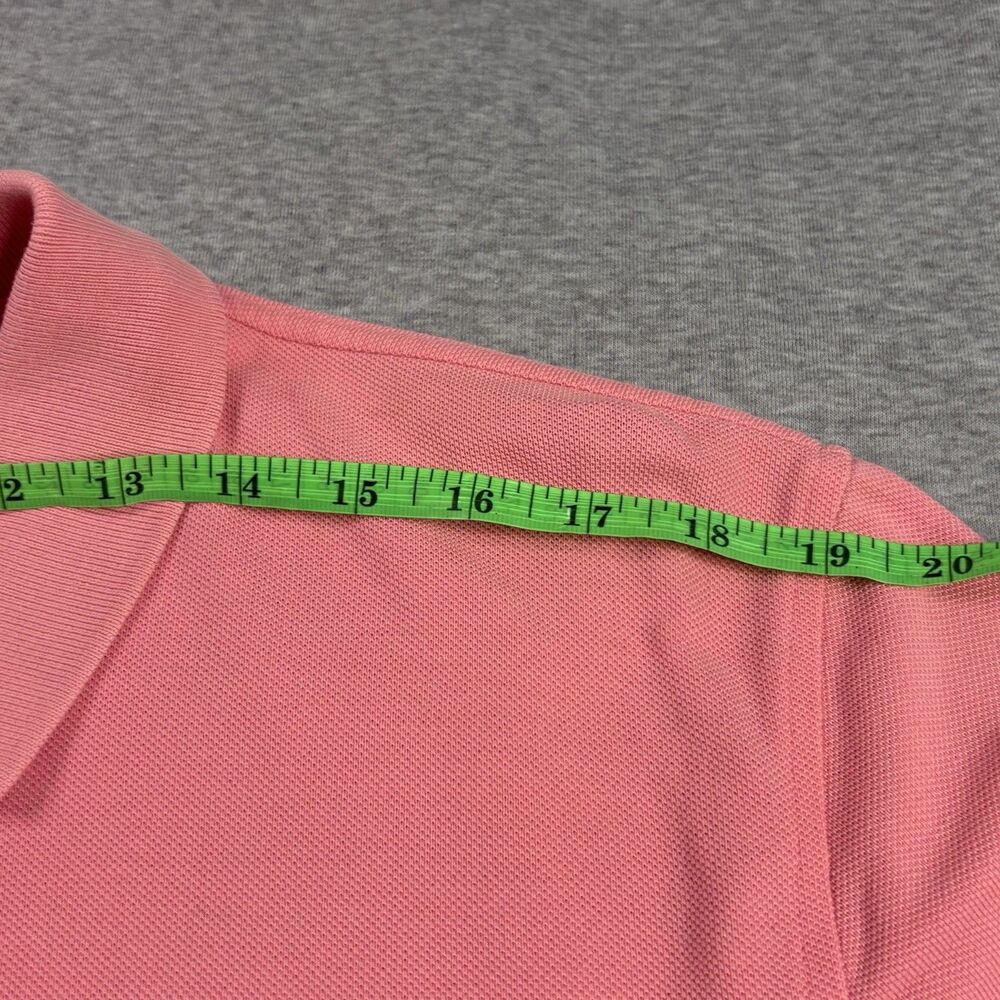 Brooks Brothers 346 Polo Shirt Mens Large Pink Green Logo Cotton Golf Preppy - Picture 10 of 13